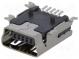 Zásuvka  USB B mini  na PCB  SMT  PIN  5  vodorovné  V  USB 2.0  1A