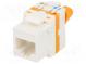 Zásuvka  RJ45  PIN  8  Keystone  Uspořádání výv  8p8c  IDC