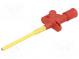 Měřicí hrot s háčkem  s háčkem  6A  1kVDC  červená  4mm  972309101