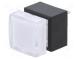 Switch  push-button  Pos  2  SPDT  0.5A/25VDC  ON-(ON)  red  THT