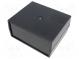 Kryt  s panelem  X 100mm  Y 120mm  Z 56mm  ABS  černá