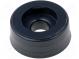 Nožička  H  5mm  černá  PVC  Rozm  Ø14mm  Ømont.otv  2,9mm