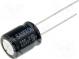 Kondenzátor  elektrolytický  THT  220uF  50VDC  Ø10x12,5mm  ±20%