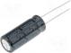 Kondenzátor  elektrolytický  THT  3300uF  10VDC  Ø10x25mm  ±20%