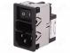 Konektor  napájecí AC  zásuvka  vidlice  10A  250VAC  IEC 60320