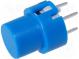 Switch  keypad  Pos  2  SPST-NO  0.01A/35VDC  blue  THT  1.3N  round