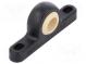 Ložisko  stojaté  Øvnitř  10mm  suchý provoz  Rozm.podst  62x10mm