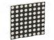 Zobrazovač  LED  matice  8x8  modrá  15-30mcd  katoda  60,2x60,2mm