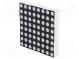 Zobrazovač  LED  matice  8x8  červená  6-12mcd  katoda  60,2x60,2mm