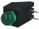 LED  zakrytovaný  zelená  5mm  Poč.diod 1  20mA  60°  2,2÷2,5V