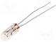 Filament lamp  miniature  12VDC  40mA  Bulb  T1 1/4  Ø  4.2mm