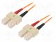 Světlovodný patch cord  OM1  SC/UPC,z obou stran  2m  LSZH