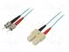 Světlovodný patch cord  OM3  SC/UPC,ST/UPC  2m  LSZH  modrá