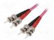 Světlovodný patch cord  OM4  ST/UPC,z obou stran  2m  LSZH