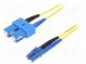 Světlovodný patch cord  OS2  LC/UPC,SC/UPC  2m  LSZH  žlutá