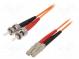 Světlovodný patch cord  OM1  LC/UPC,ST/UPC  2m  LSZH  oranžová