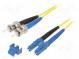 Světlovodný patch cord  OS2  LC/UPC,ST/UPC  2m  LSZH  žlutá