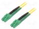 Světlovodný patch cord  OS2  LC/APC,z obou stran  2m  LSZH  žlutá