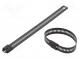 Cable tie  L  150mm  W  12mm  acid resistant steel AISI 316  1112N