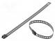 Cable tie  L  150mm  W  7mm  acid resistant steel AISI 316  445N