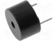 Akustický měnič  elektromagnetický bzučák  THT  frezon  2,3kHz