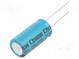 Kondenzátor  elektrolytický  THT  220uF  100VDC  Ø12,5x25mm  ±20%