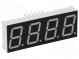 Zobrazovač  LED  sedmisegmentový  14,22mm  zelená  5,2mcd  anoda