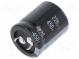 Kondenzátor  elektrolytický  SNAP-IN  220uF  450VDC  Ø25x30mm