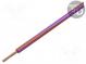 Wire  LgY  stranded  Cu  0.5mm2  red-violet  PVC  300/500V  100m