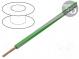 Vodič  LgY  lanko  Cu  2,5mm2  zeleno-šedá  PVC  300/500V  50m