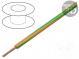 Vodič  LgY  lanko  Cu  2,5mm2  oranžovo-zelená  PVC  300/500V  50m