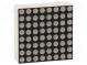 Zobrazovač  LED  matice  8x8  červená  10,2mcd  katoda  20x20mm