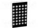 Zobrazovač  LED  matice  5x7  červená  11mcd  anoda  39,1x22,8mm