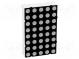 Zobrazovač  LED  matice  5x8  zelená  6,6mcd  katoda  37,4x23,4mm