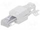 Zástrčka  RJ45  Kat  6a  nestíněné  Uspořádání výv  8p8c  5÷6,5mm