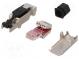 Zástrčka  RJ45  PIN  8  Kat  6a  stíněný  Uspořádání výv  8p8c  přímý
