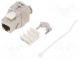 Zásuvka  RJ45  Kat  6a  stíněný,Keystone  Uspořádání výv  8p8c