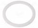 Těsnění  PTFE  Thk  3mm  Øvnitř  63,2mm  Øprům  73,9mm  M63  bílá