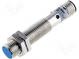 Čidlo  indukční  0÷4mm  10÷30VDC  M12  Připojení  konektor M12