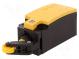 Limit switch  lever R 20mm, plastic roller Ø13mm  NC x2  6A