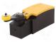 Limit switch  lever R 27mm, plastic roller Ø14mm  NO + NC  6A