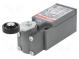 Limit switch  lever R 26,5mm, plastic roller Ø18mm  NO + NC