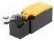 Limit switch  lever R 27mm, plastic roller Ø14mm  NO + NC  6A