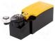 Limit switch  lever R 27mm, plastic roller Ø14mm  NO + NC  6A