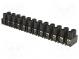 Svorkovnice  šroubová svorka  16mm2  400V  76A  póly  12  svorky  24