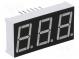 Zobrazovač  LED  sedmisegmentový  14,22mm  zelená  6,5mcd  katoda
