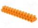 Svorkovnice  šroubová svorka  2,5mm2  24A  póly  12  svorky  24