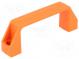 Rukojeť  Mat  technopolymer (PA)  oranžová  H 38mm  L 109mm
