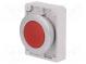 Přepínač  tlačítkový  1-polohové  30mm  červená  M22-FLED, M22-LED
