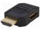 Adaptér  HDMI zásuvka 90°,HDMI vidlice